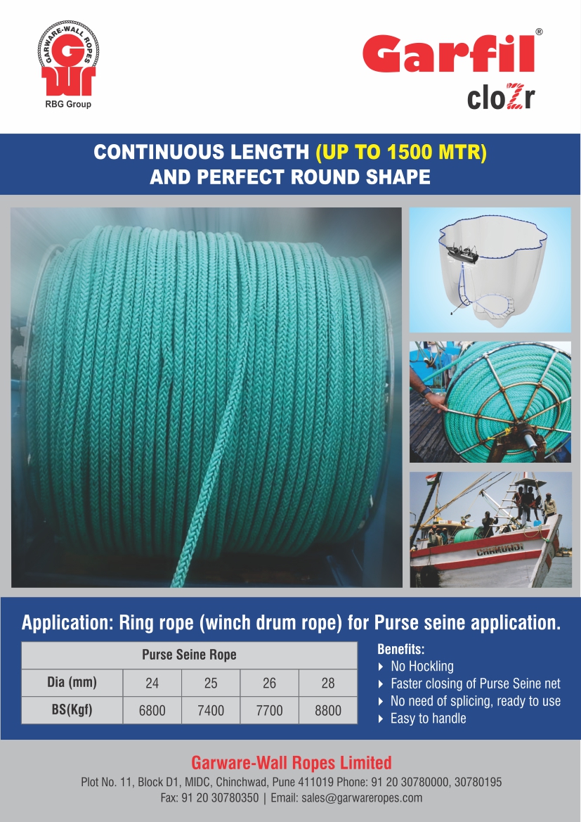 Garfil Ropes for Purse Seine